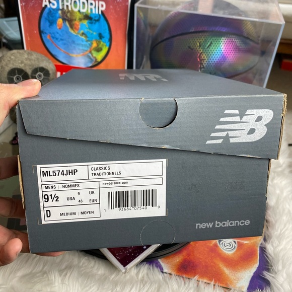 🆕 - New Balance 574 Yellow/Navy - Mens Many Sizes - Picture 12 of 12